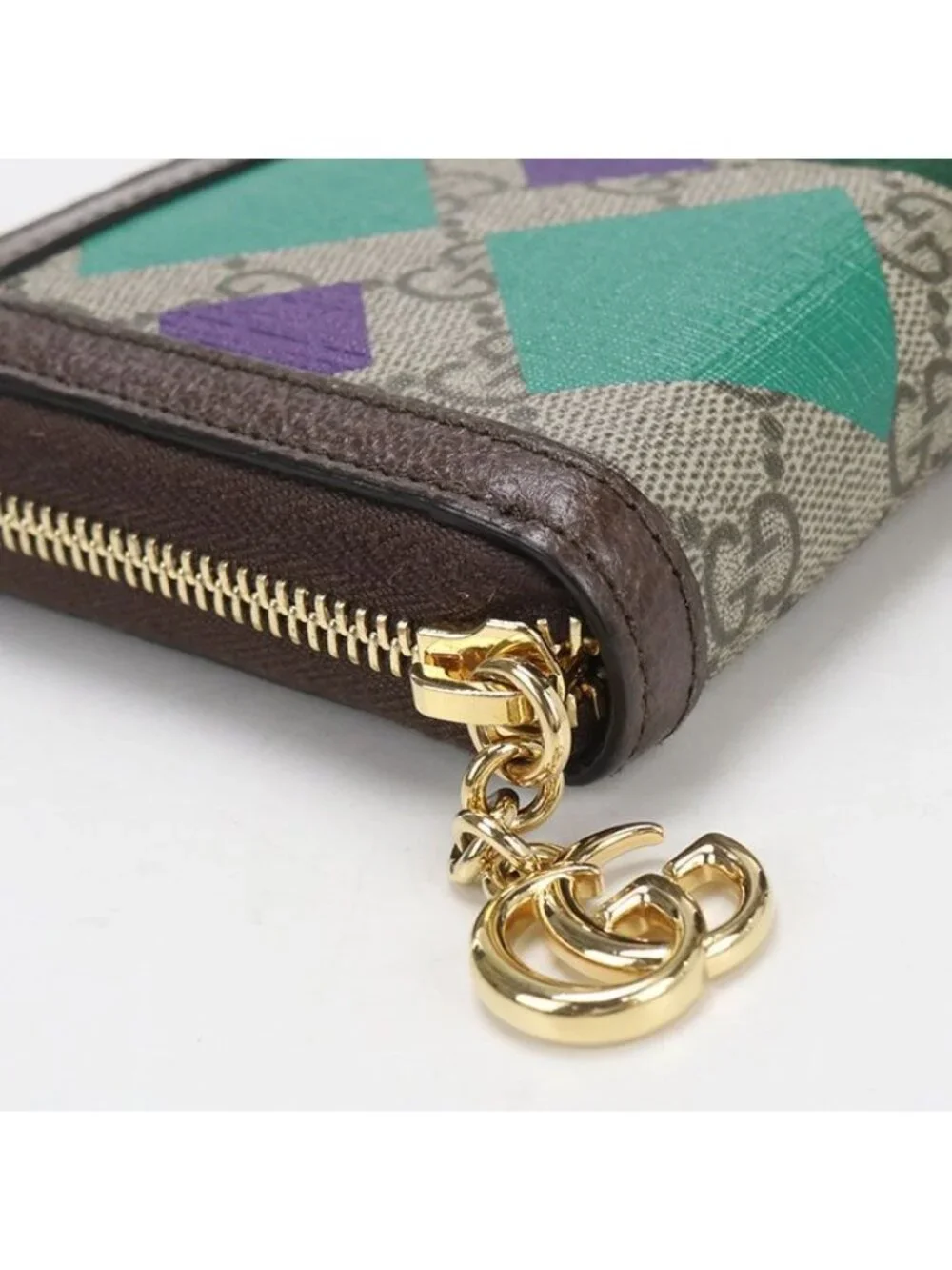 Gucci Round Zip Wallet Ophidia Zip Around - Picture 6 of 6
